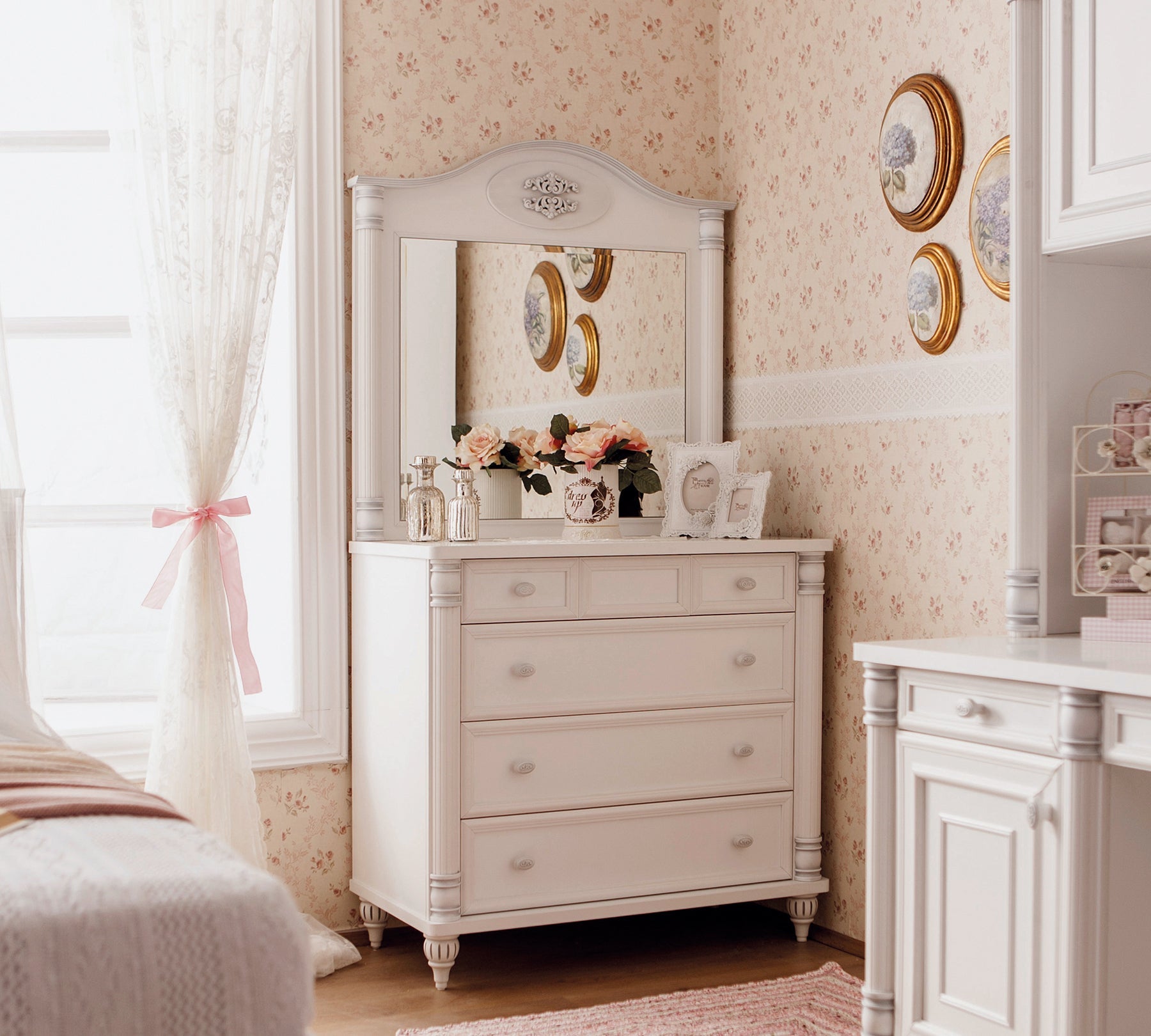 Romantic Dresser With Mirror | Cilek World