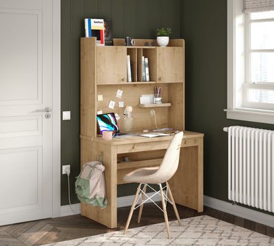 Mocha Small Study Desk (With Cabinet Unit) – Cilek World