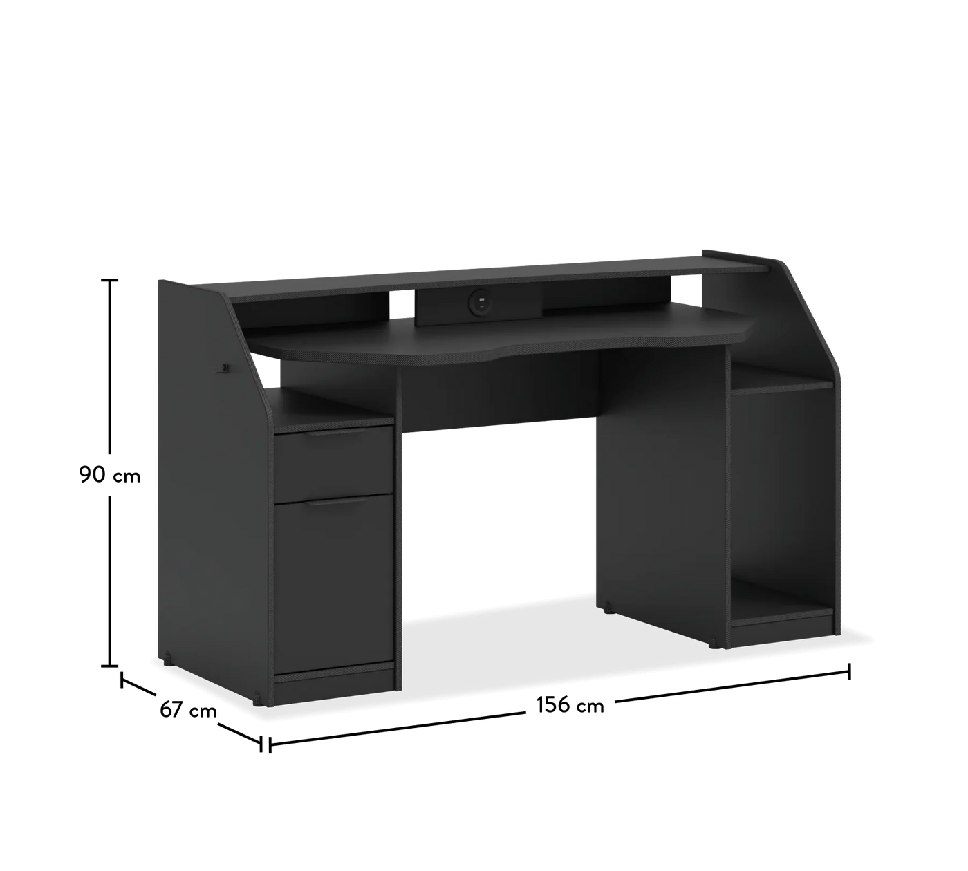 Gaming Desk Black