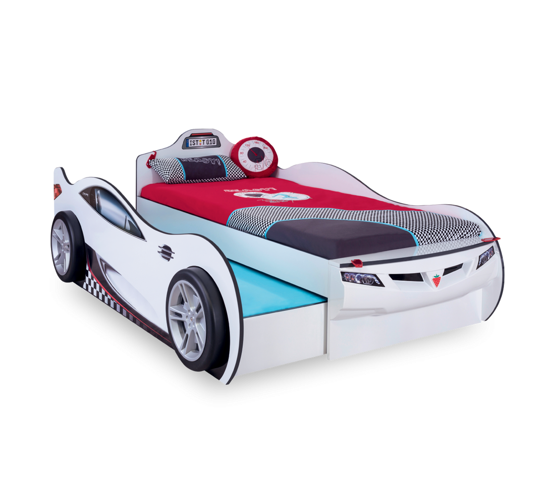 Coupe Carbed (With Friend Bed) (White) (90x190-90x180 cm