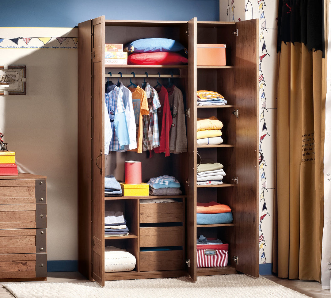 Pirate 3 Doors Wardrobe – Cilek World