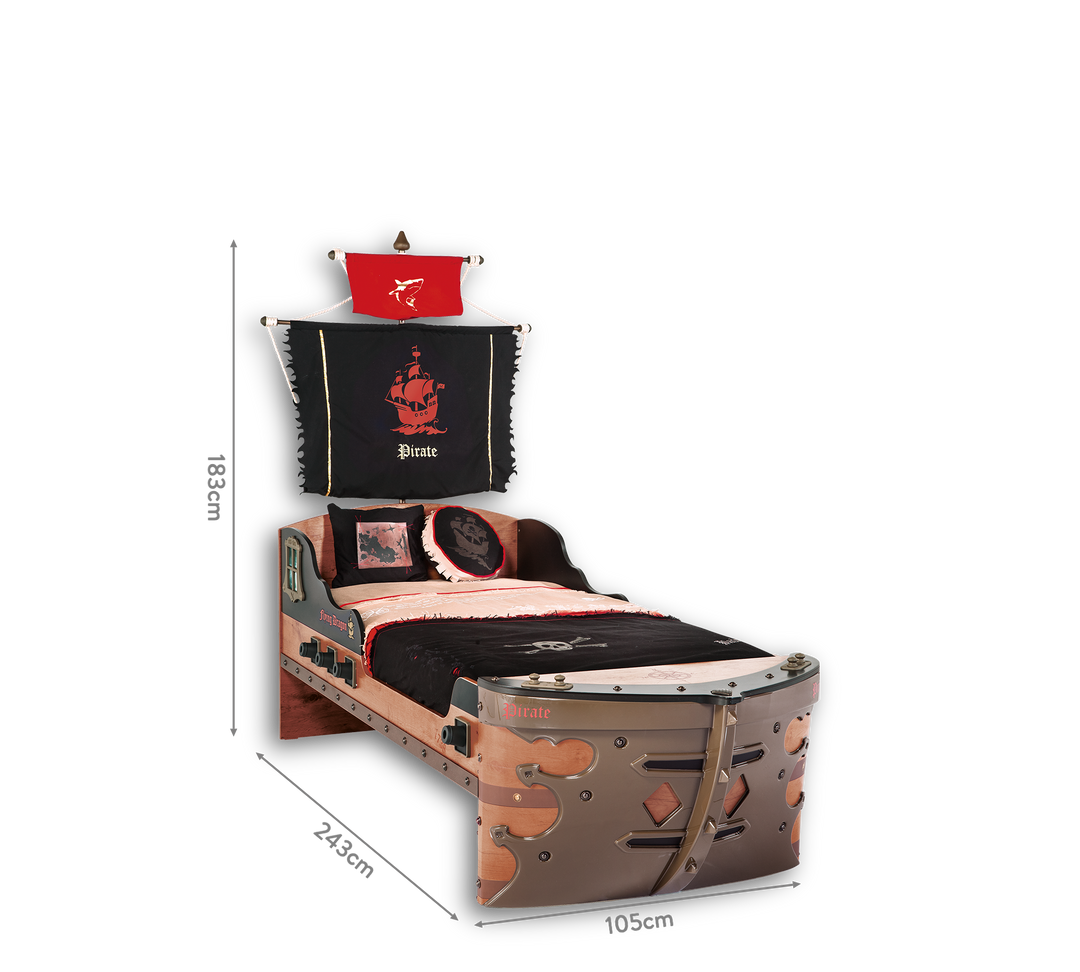 Pirate Ship Bed (S-90x190 cm) – Cilek World