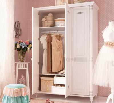 Romantic 3 Doors Wardrobe