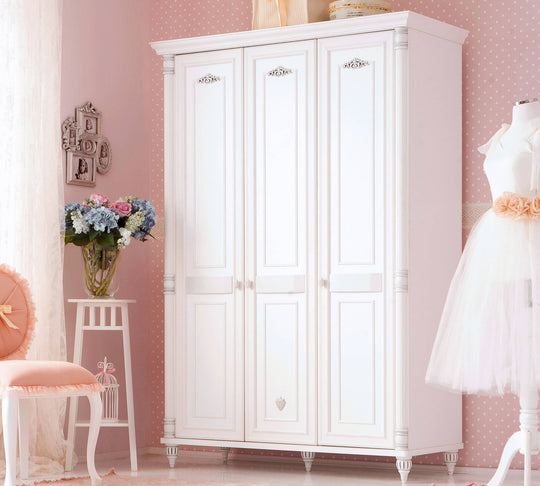 Romantic 3 Doors Wardrobe – Cilek World