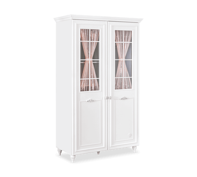 Romantica 2 Türen Kleiderschrank mit Fenster