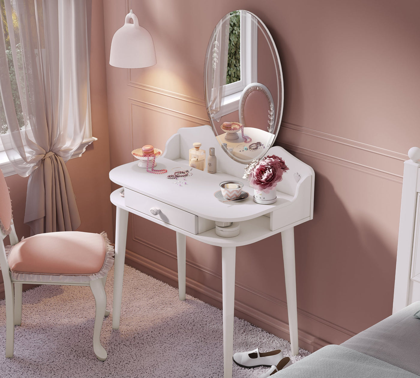 Dressing Table White