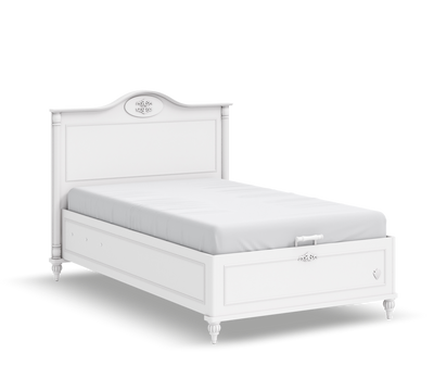 Romantic Headless Bed Withbase (120x200 cm)
