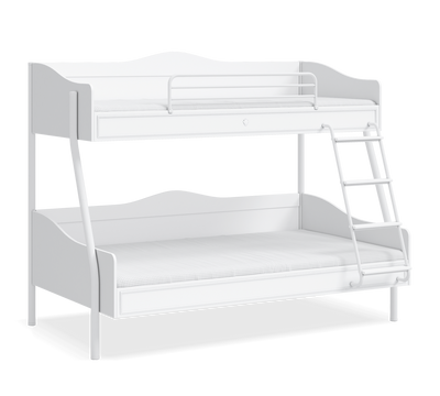 Romantic Large Bunk Bed (90x200-120x200 cm)