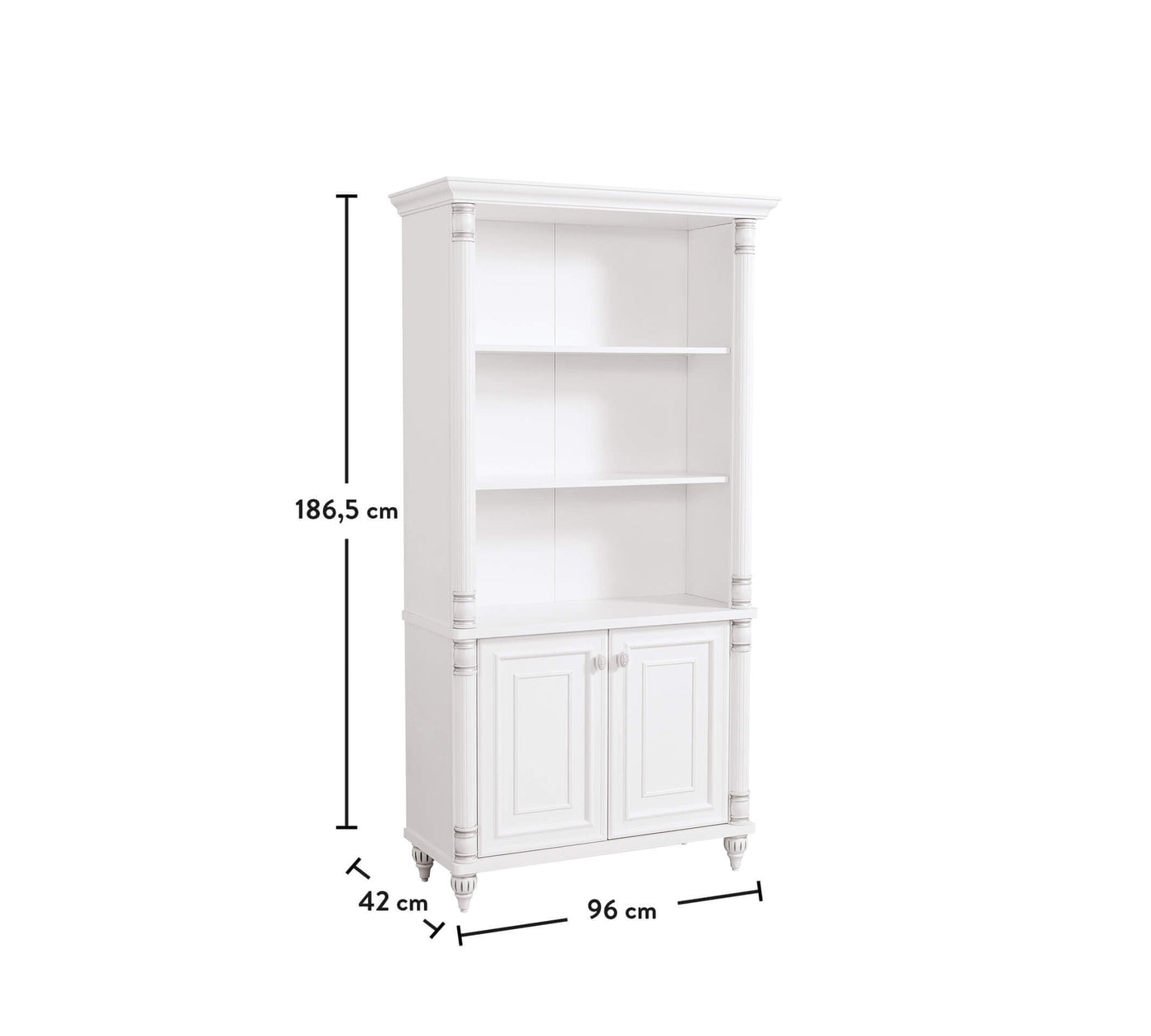 Romantic Large Bookcase