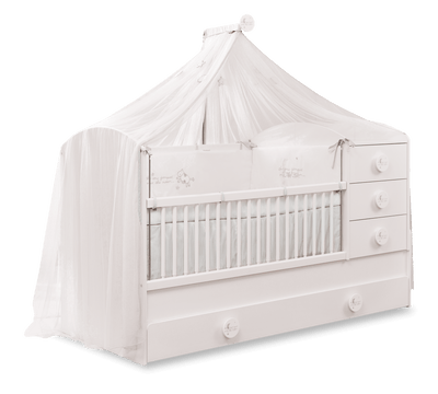 Baby Cotton Sl Convertible Baby Bed (With Parent Bed) (80x180 cm)