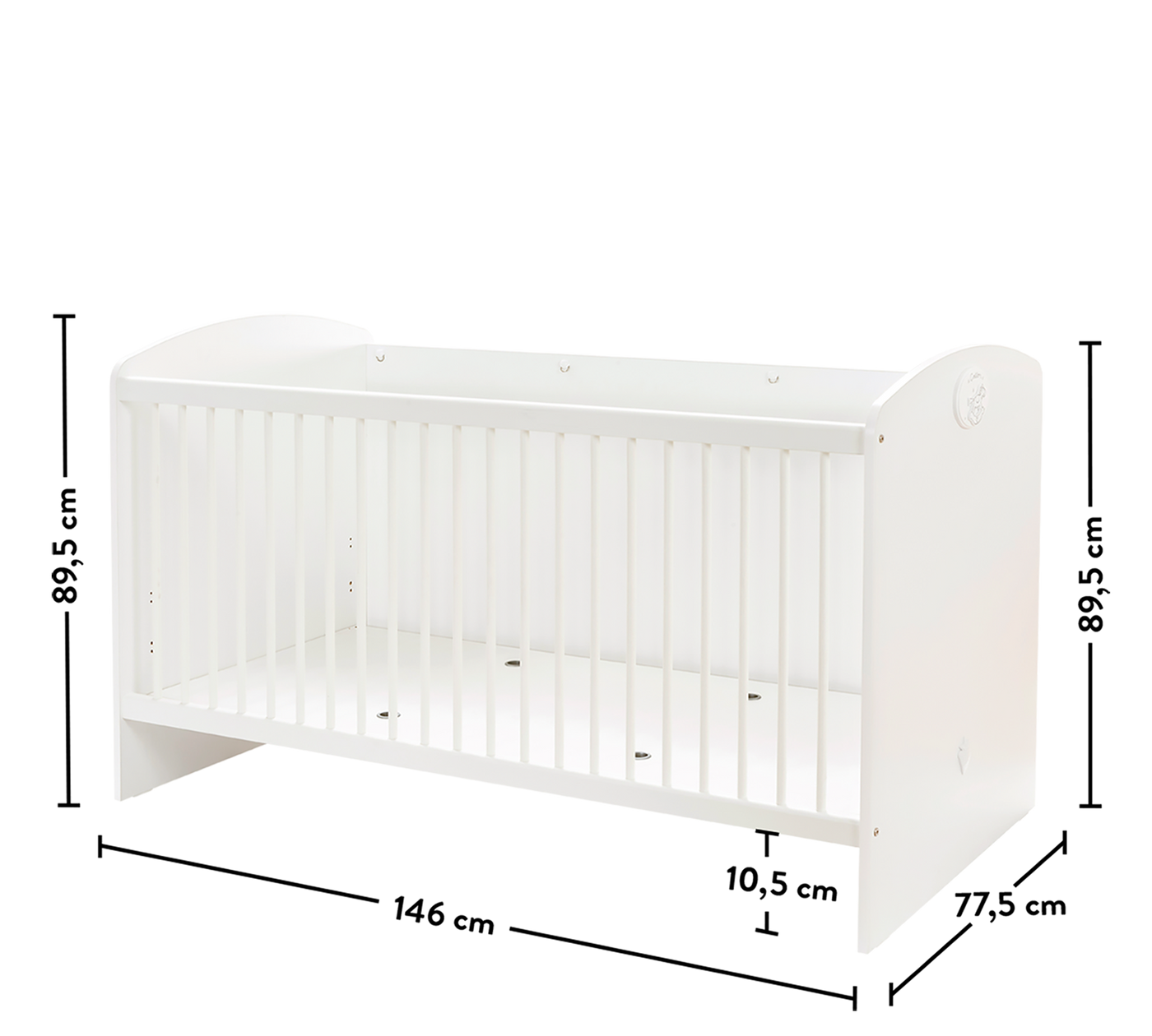 Baby Cotton Baby Bed (70x140 cm)