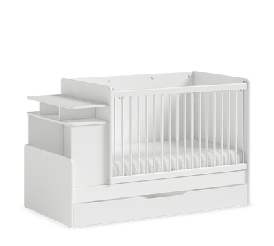 Baby Cotton Baby Bett mit Tisch Bettschublade (70x145 cm)