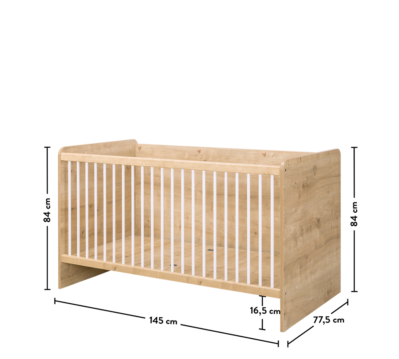 Mocha Baby Bed (70x140 cm)