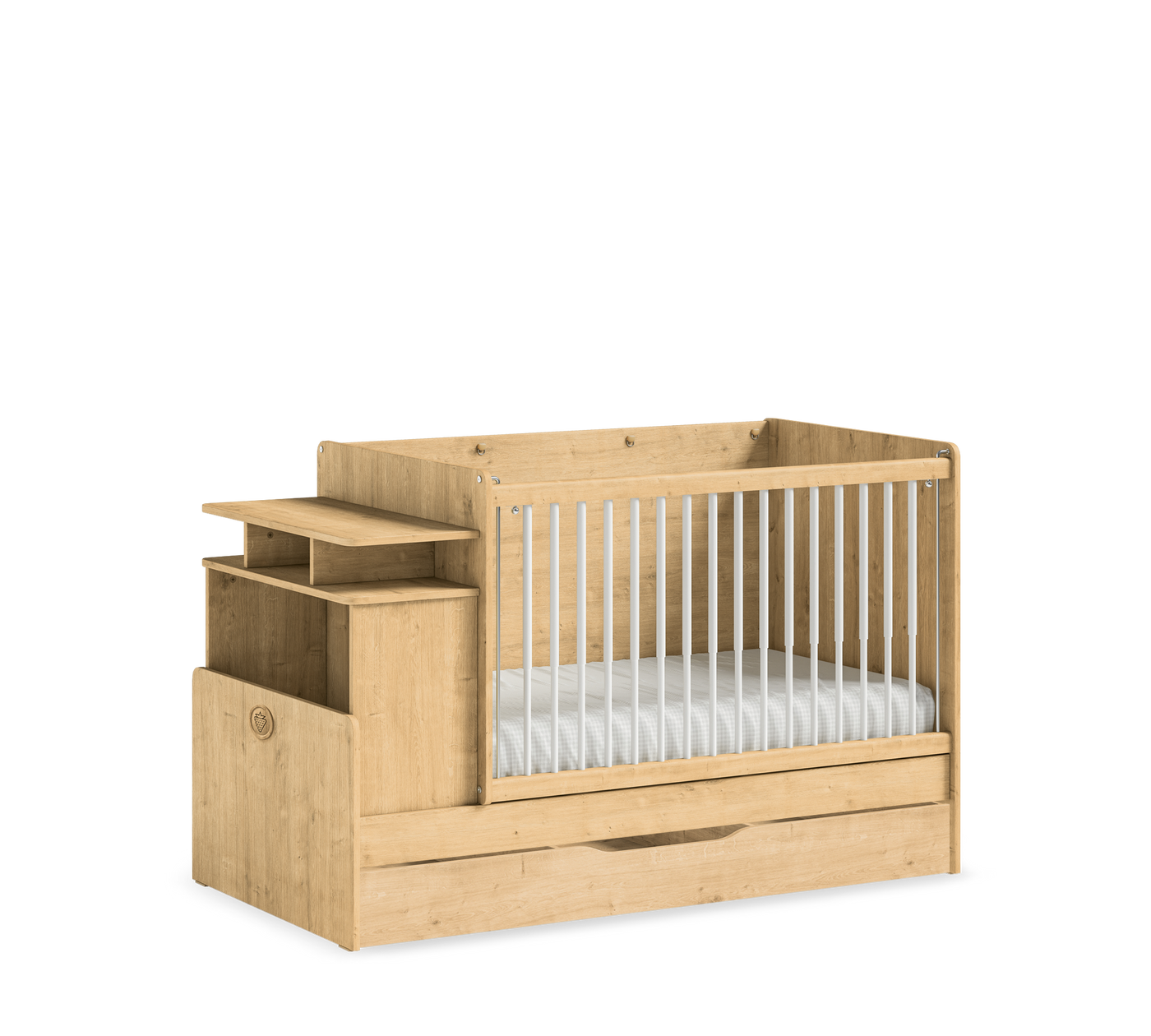Mocha Baby Bed Pull-out Drawer (70x145 cm)