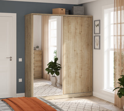 Mocha Sliding Wardrobe