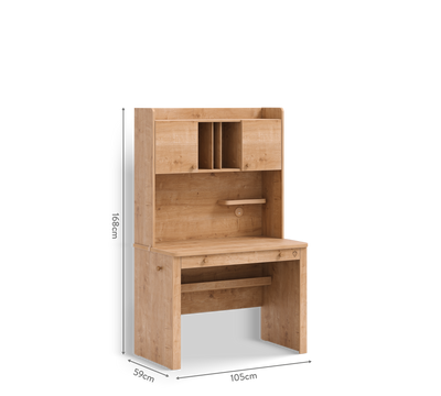 Mocha Small Study Desk (With Cabinet Unit) – Cilek World