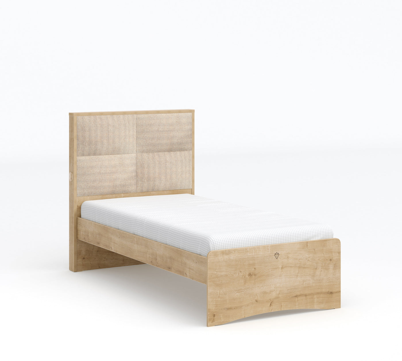 Mocha Döşemeli سرير