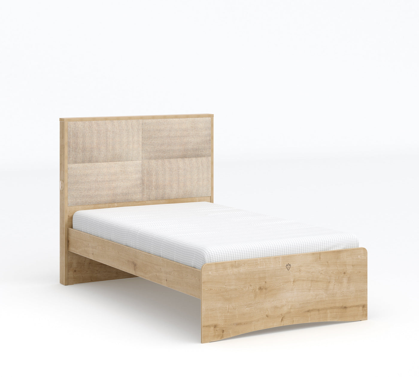 Mocha Döşemeli سرير