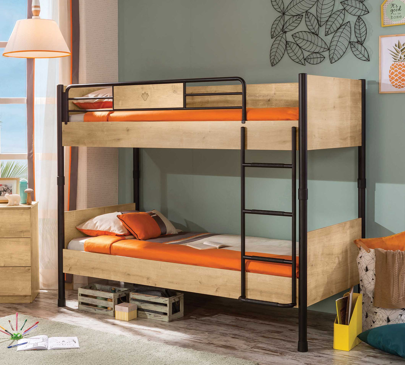 Mocha Bunk Bed (90x200 cm)