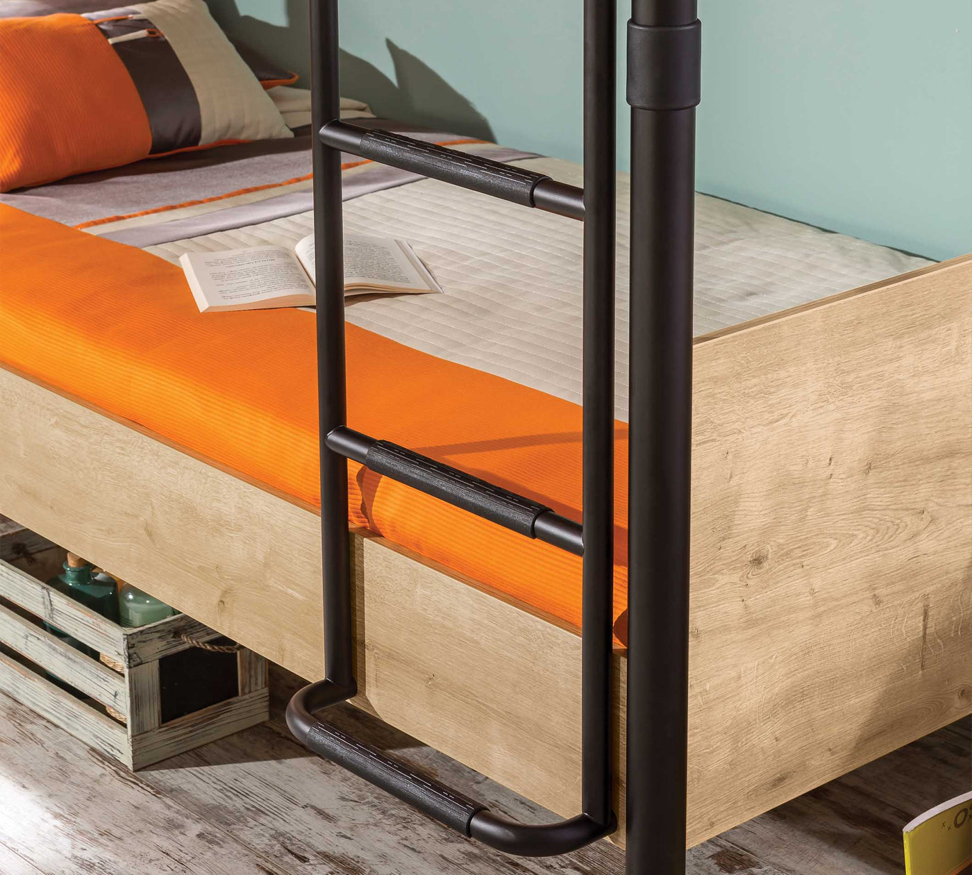 Mocha Bunk Bed (90x200 cm)