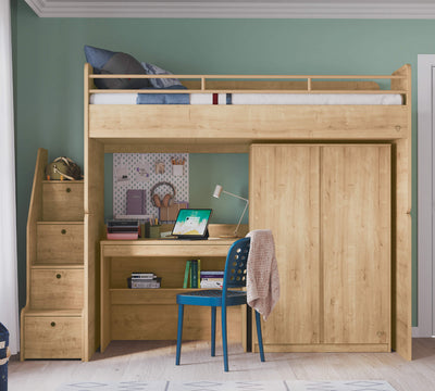 Studio Wardrobe Oak