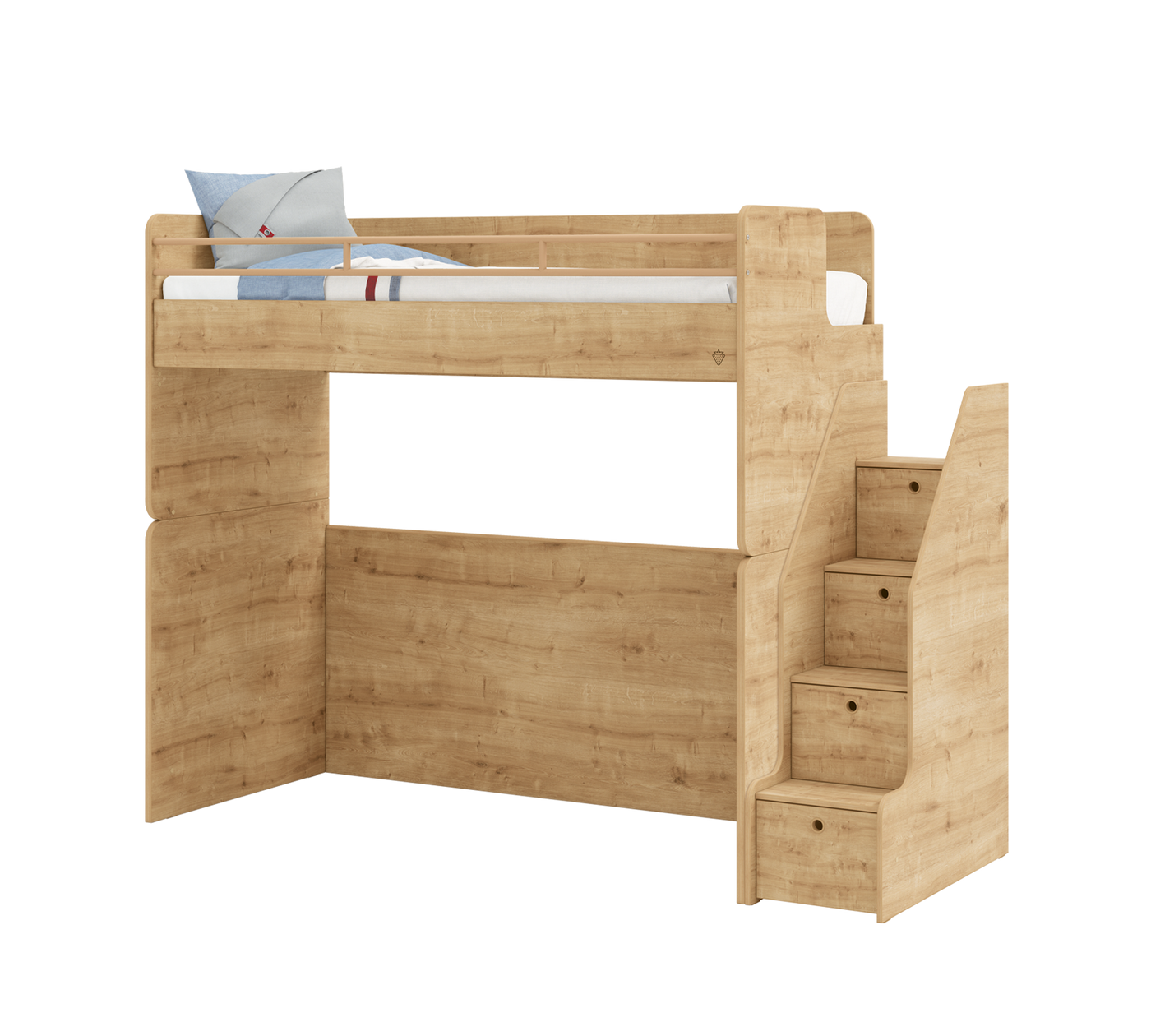 Studio Bunk Bed Lower Case Oak