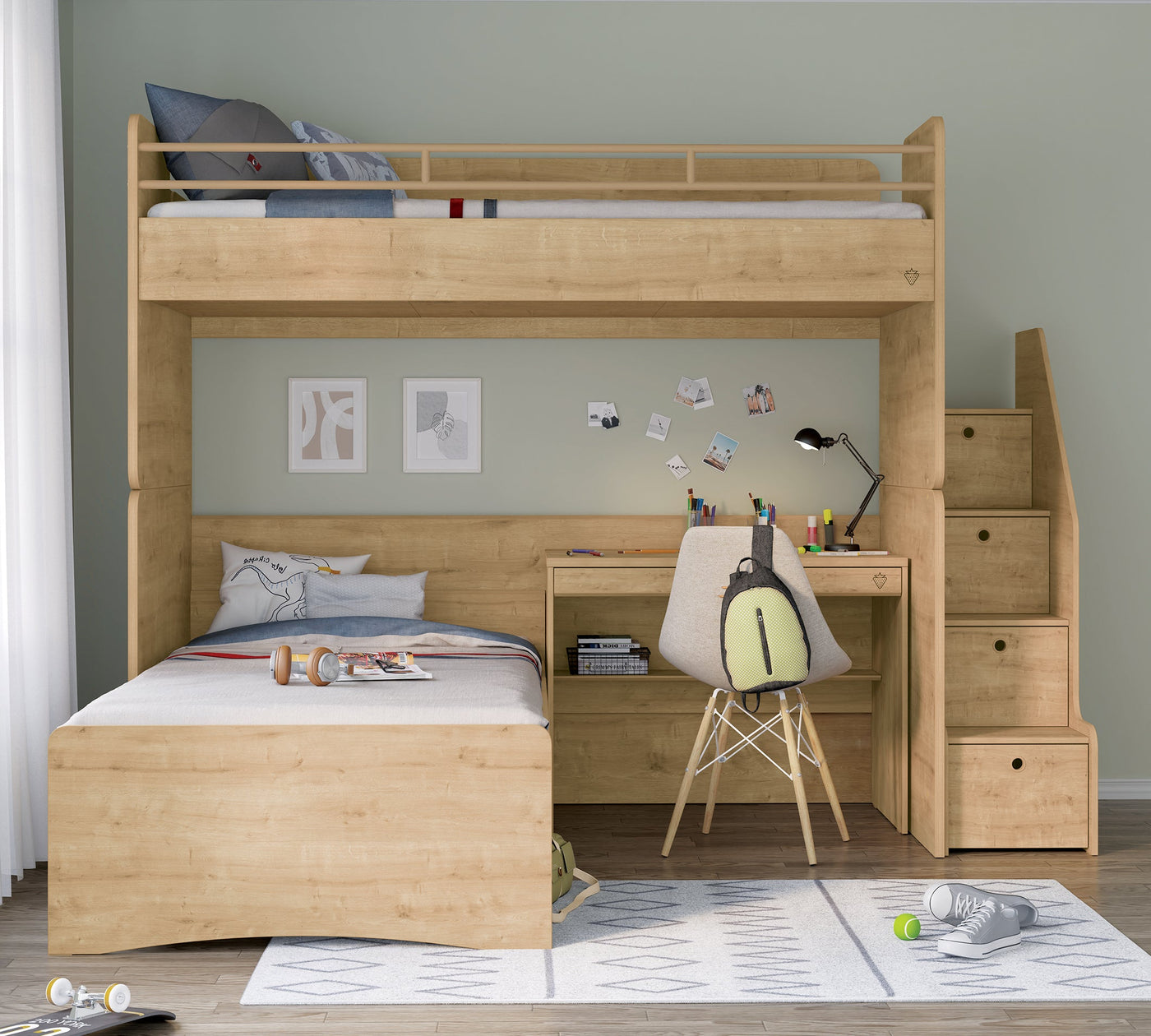 Studio Oak Set-7 (90x200 cm)