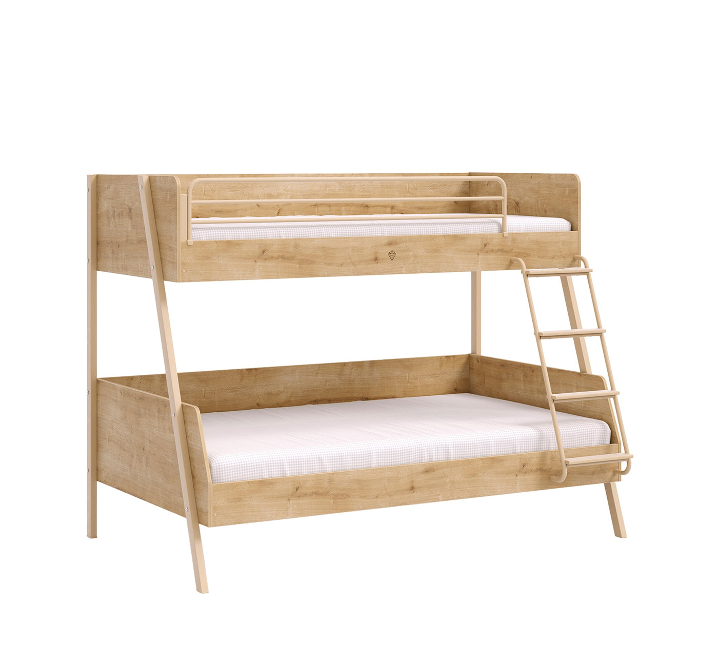 Large Bunk Bed Oak (90x200-120x200 cm)