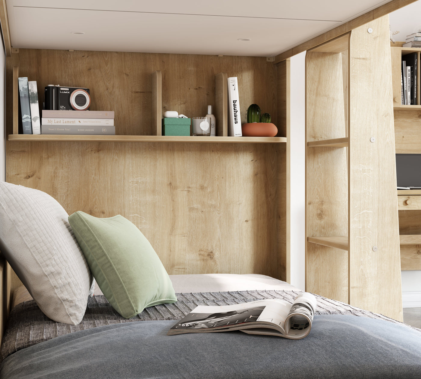 Mocha Dar Etagenbett (untere Schubladeli)