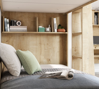 Mocha Dar Etagenbett (untere Schubladeli)