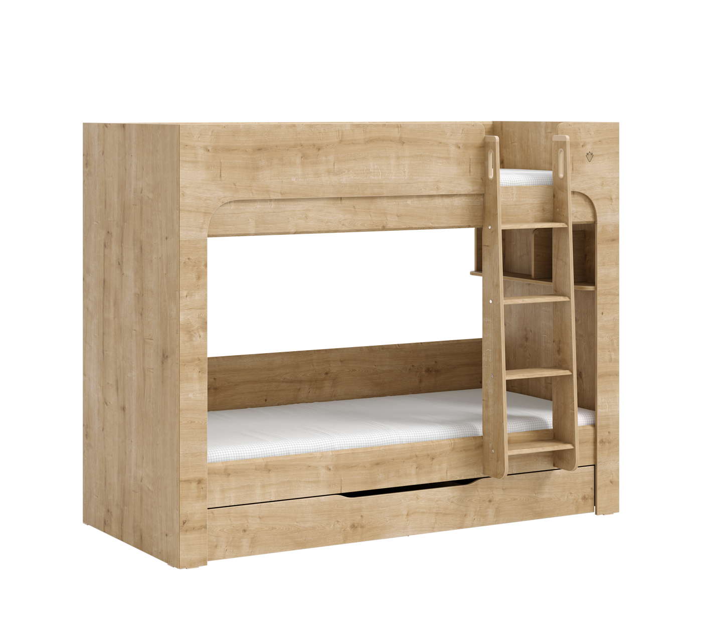 Mocha Dar Etagenbett (untere Schubladeli)