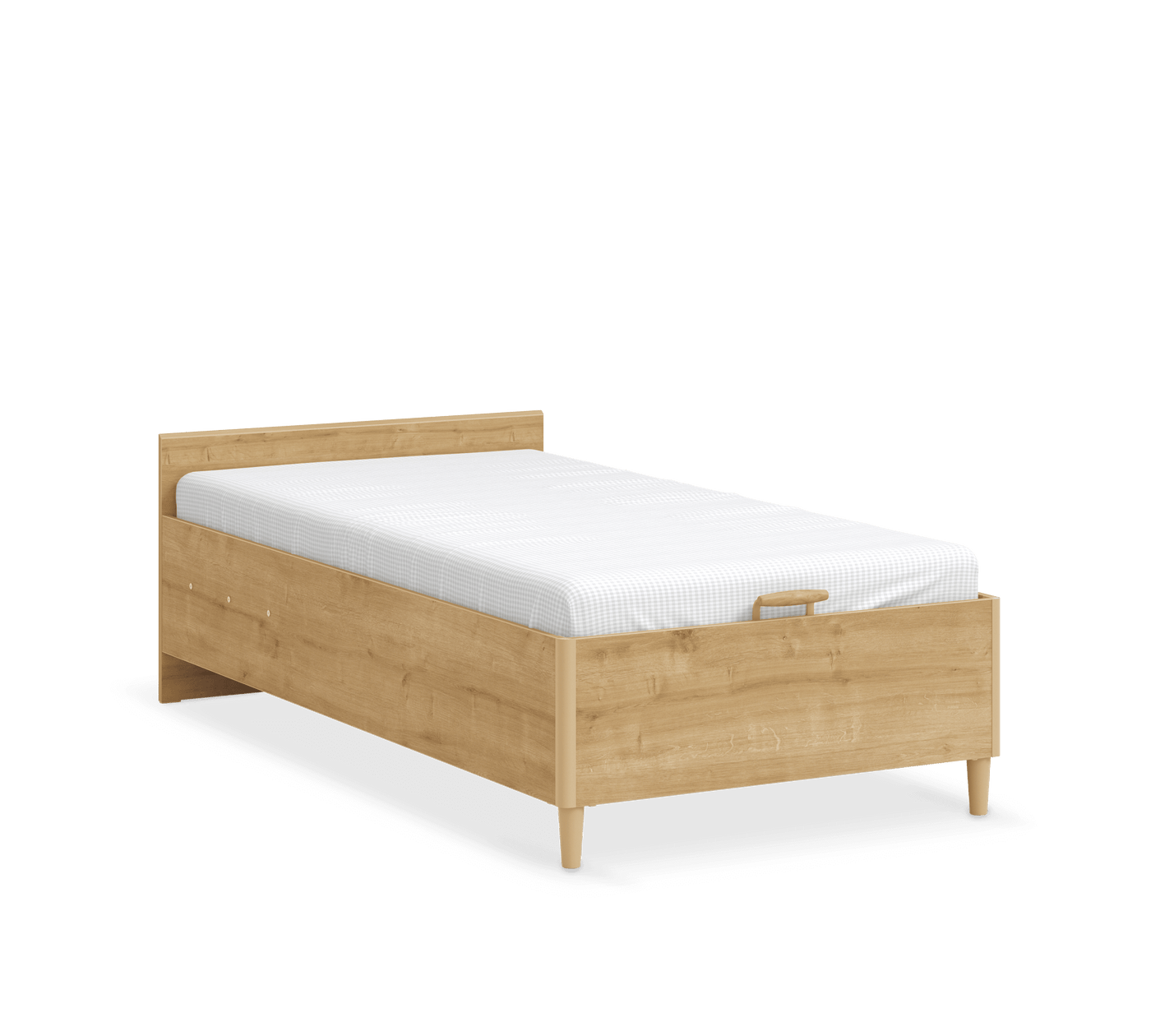 Mocha Headless Bed With Base