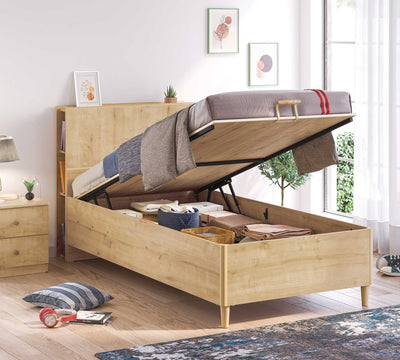 Mocha Bed With Base