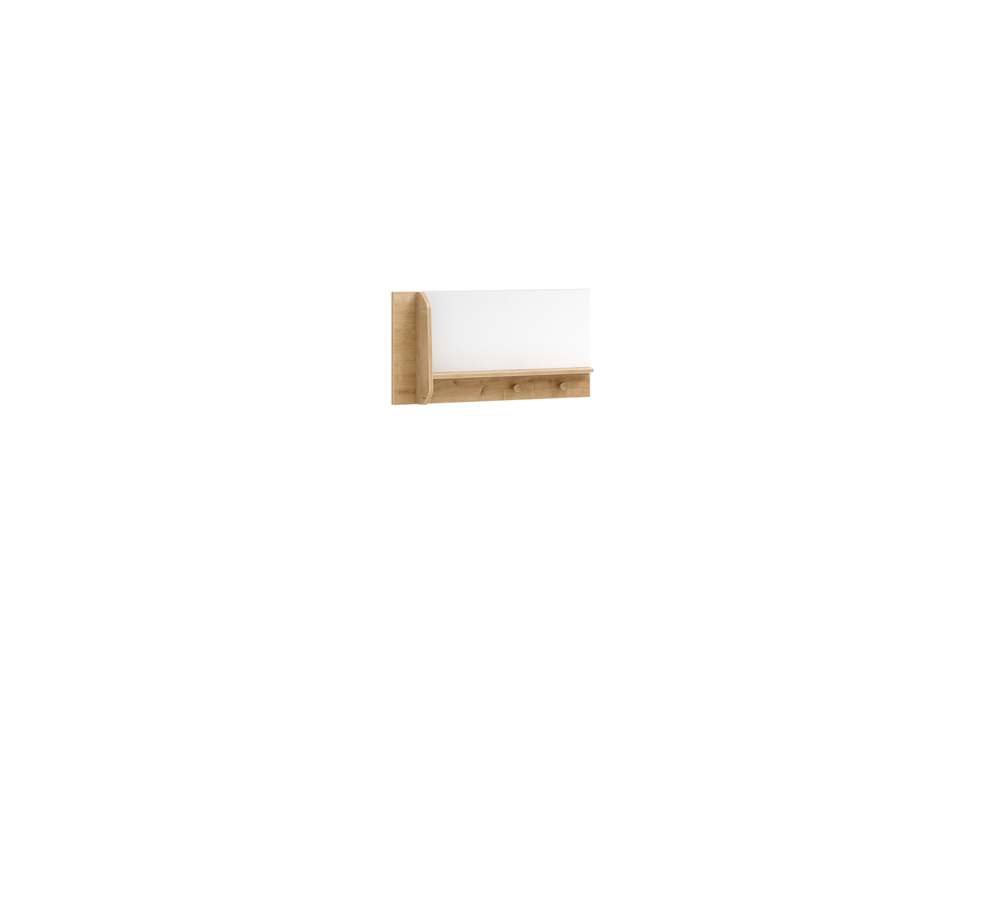 Mocha Wall Mirror With Shelf