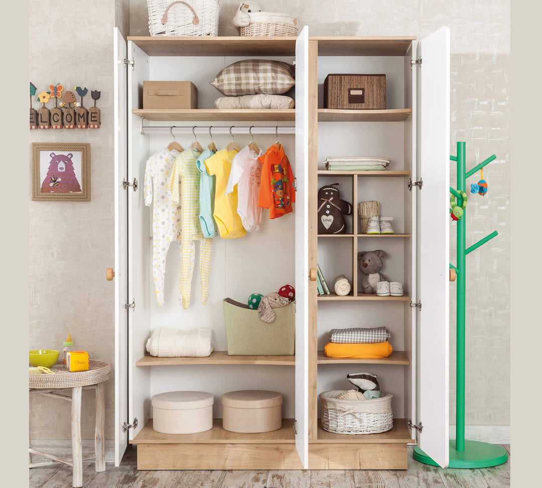 Natura Baby 3 Doors Wardrobe – Cilek World