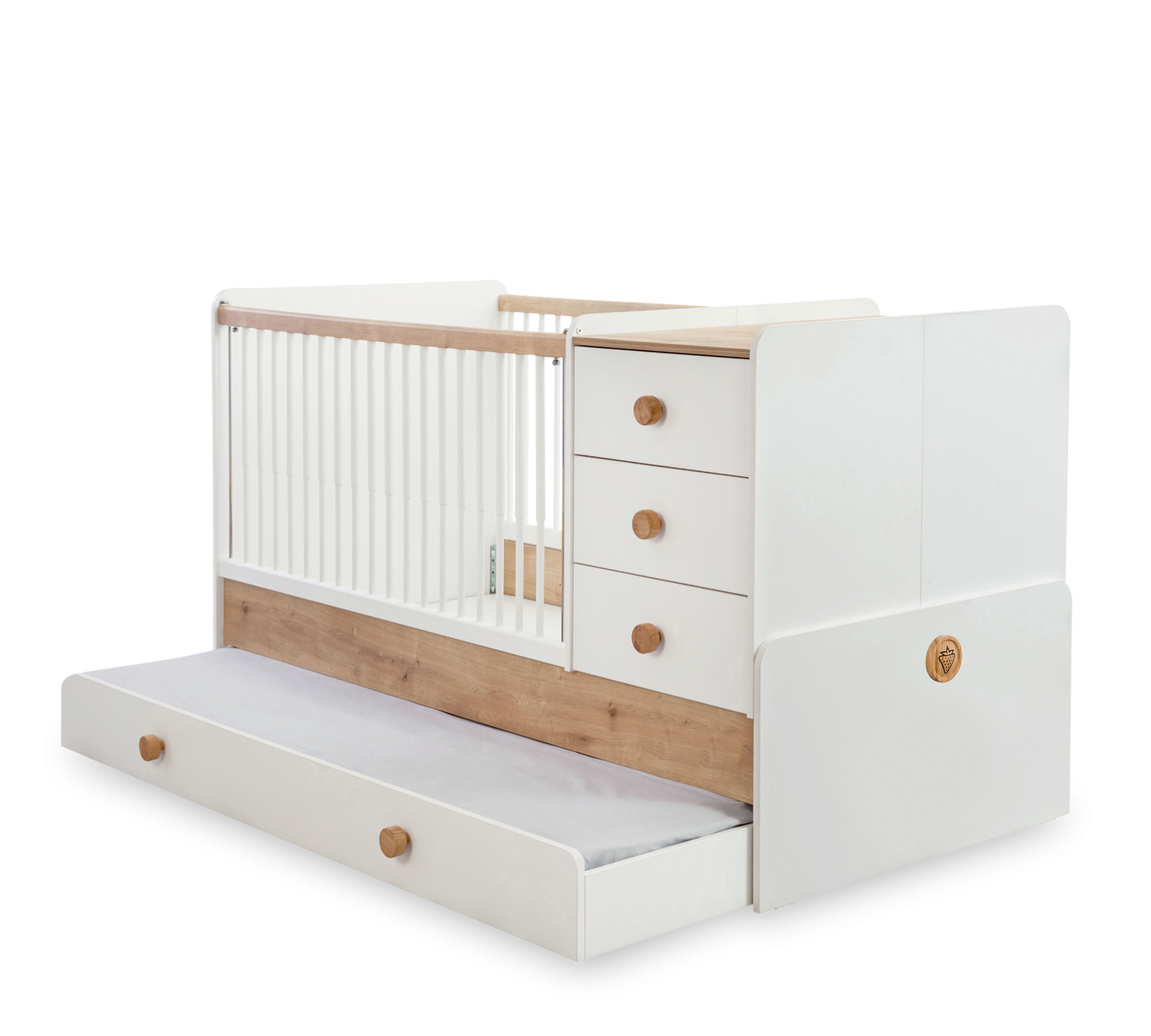 Natura Baby Sl Convertible Baby Bed (With Parent Bed) (80x180 cm)
