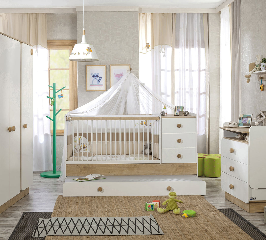 BABYL セット Lil Snooze Deluxe II Nursery Center - Removable Bassinet – Baby Trend