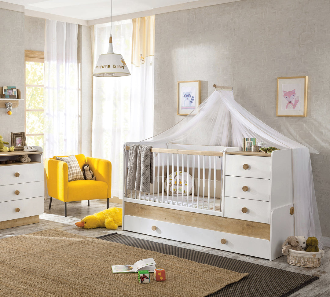sonanddaughter ベージュ ノースリーブセット Sky Canopy - Sebra Sleep - Jetty beige