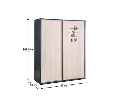 Trio Sliding Wardrobe