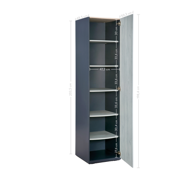 Trio Single Door Wardrobe