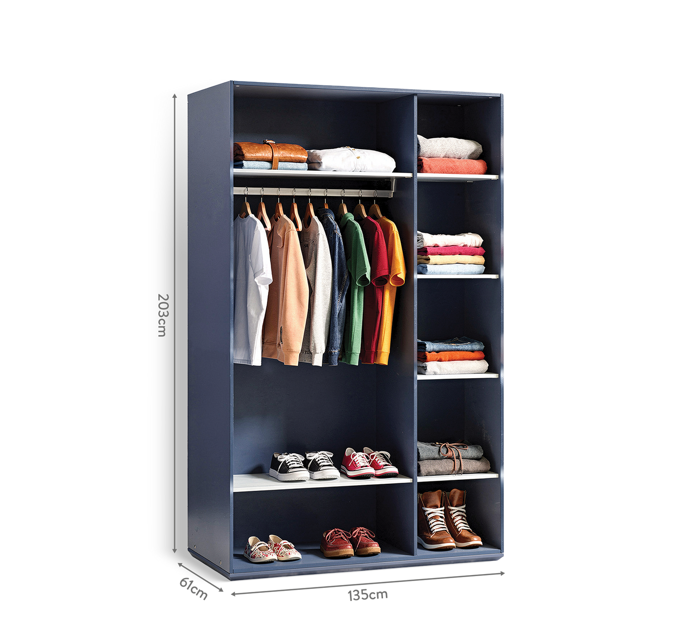 Trio 3 Doors Wardrobe – Cilek World
