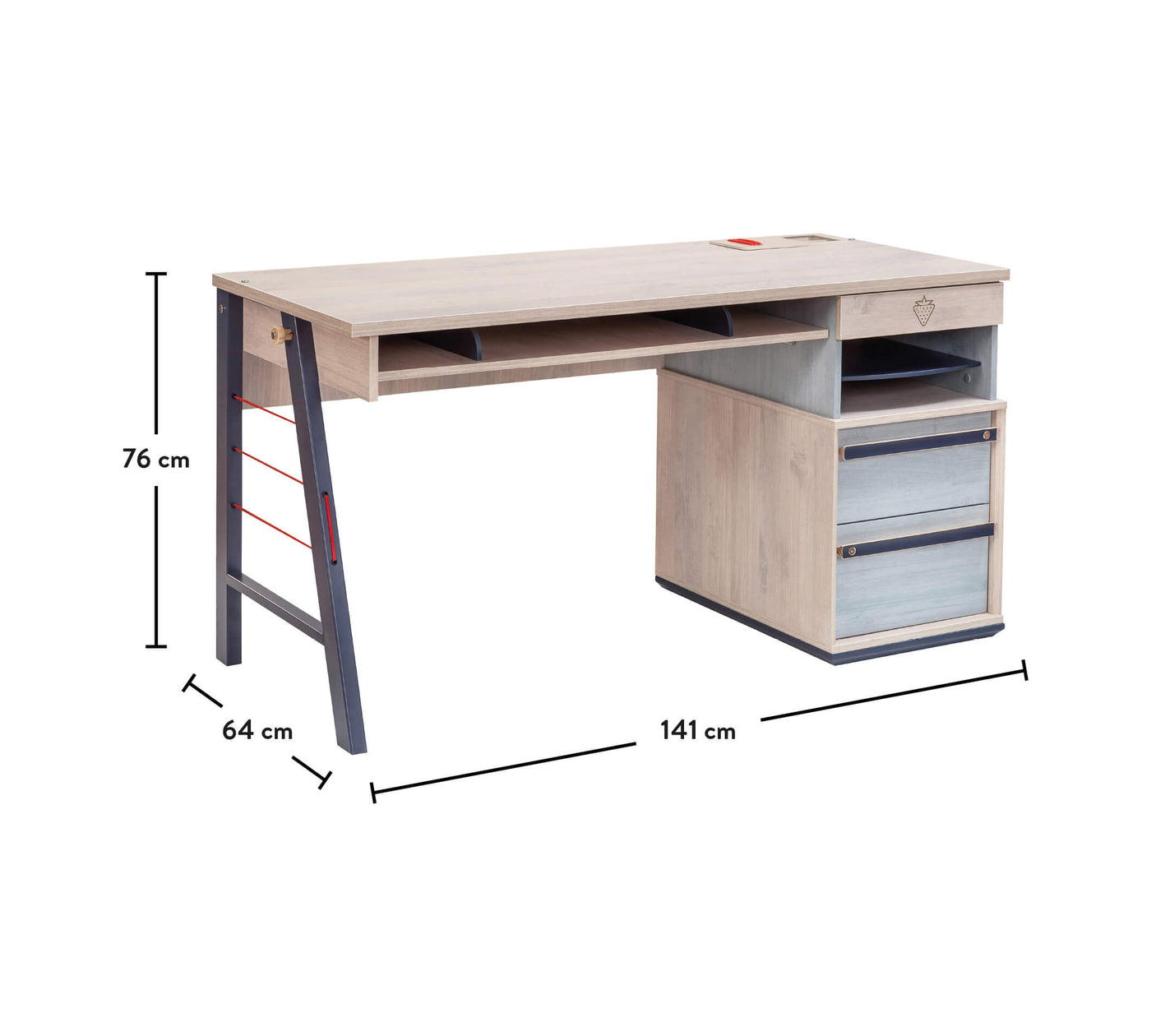 Trio Large Study Desk