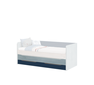 Trio Studio Pull-out Bed With Drawer (90x200 cm)