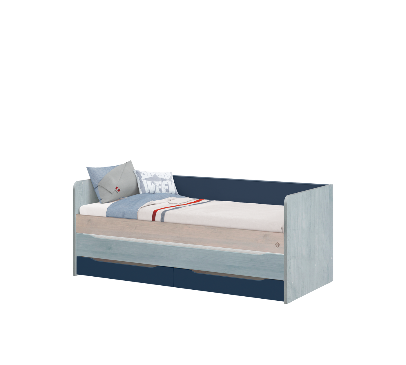 Trio Studio Pull-out Bed With Drawer (90x200 cm)