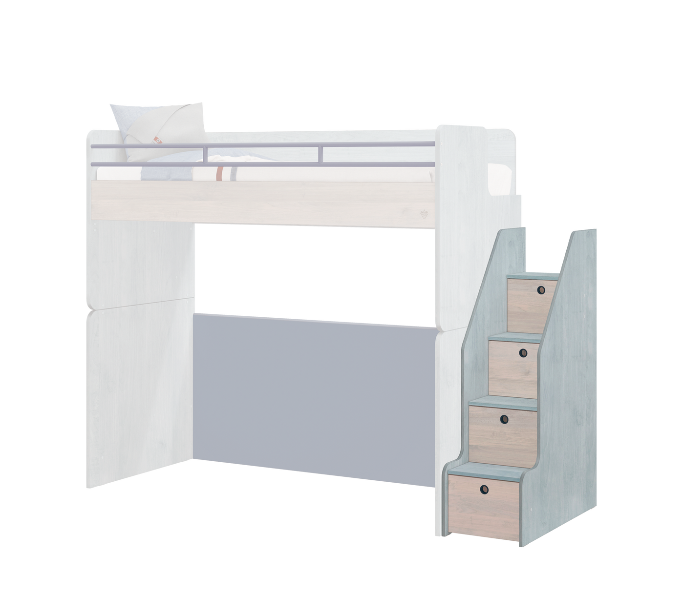Trio Studio Staircase With Cabinet