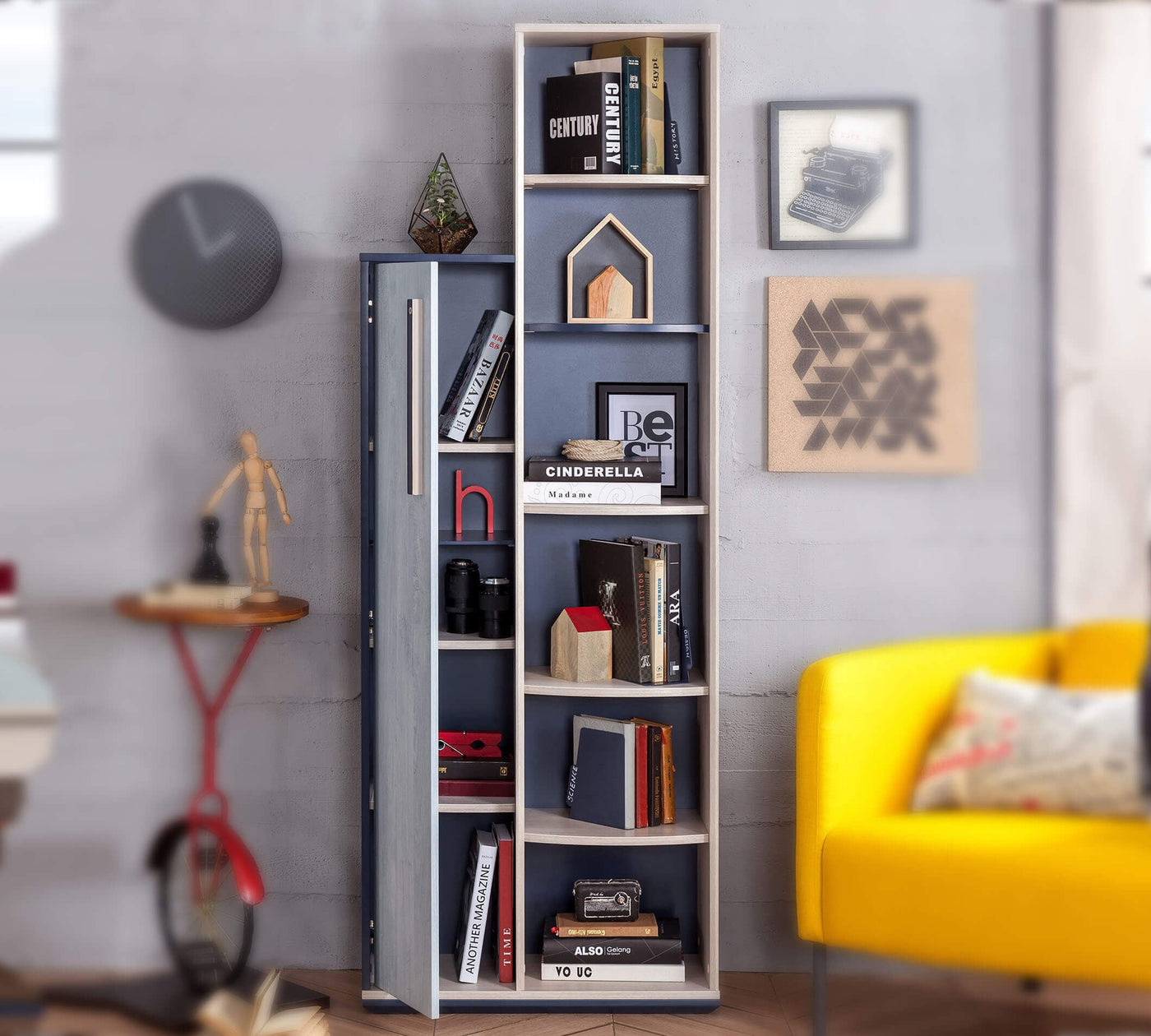 Trio Bookcase With Storage