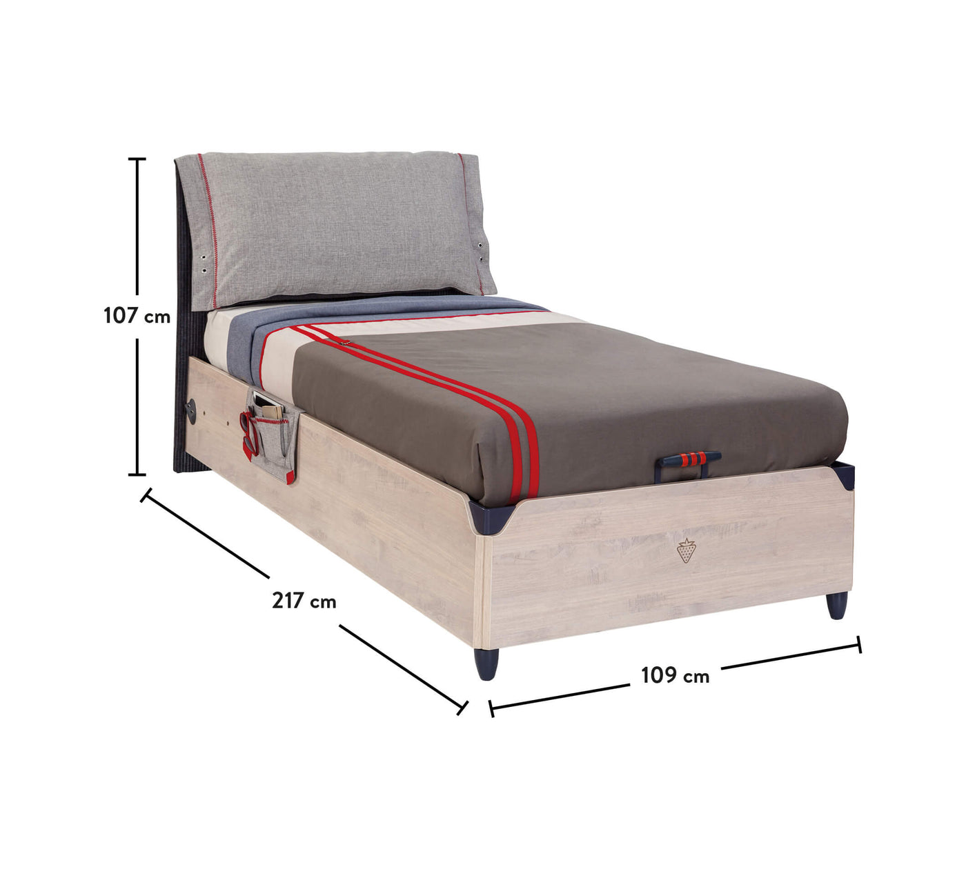 Trio Bed With Base