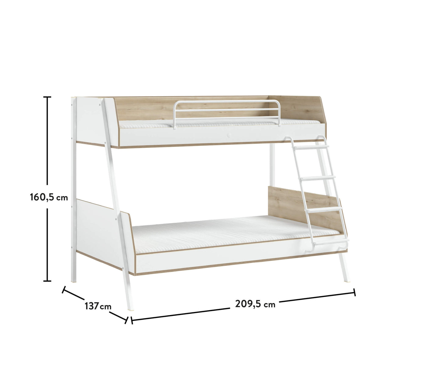 Modera سرير طوابق حجم كبير (90x200-120x200 cm)