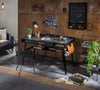 Dark Metal Study Desk