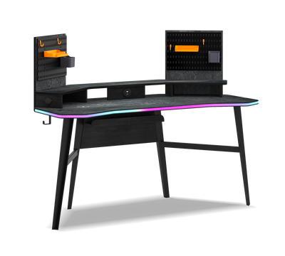 Dark Metal Gaming Desk